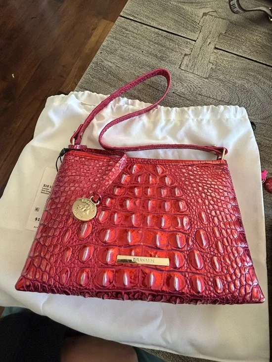 Brahmin Lorelei Shoulder Bag Red Dragon Melbourne NWT - Picture 2 of 10
